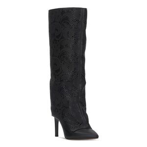 JESSICA SIMPSON Womens Black Ankle Zip Brykia Pointed Toe Stiletto Boots 6.5 M
